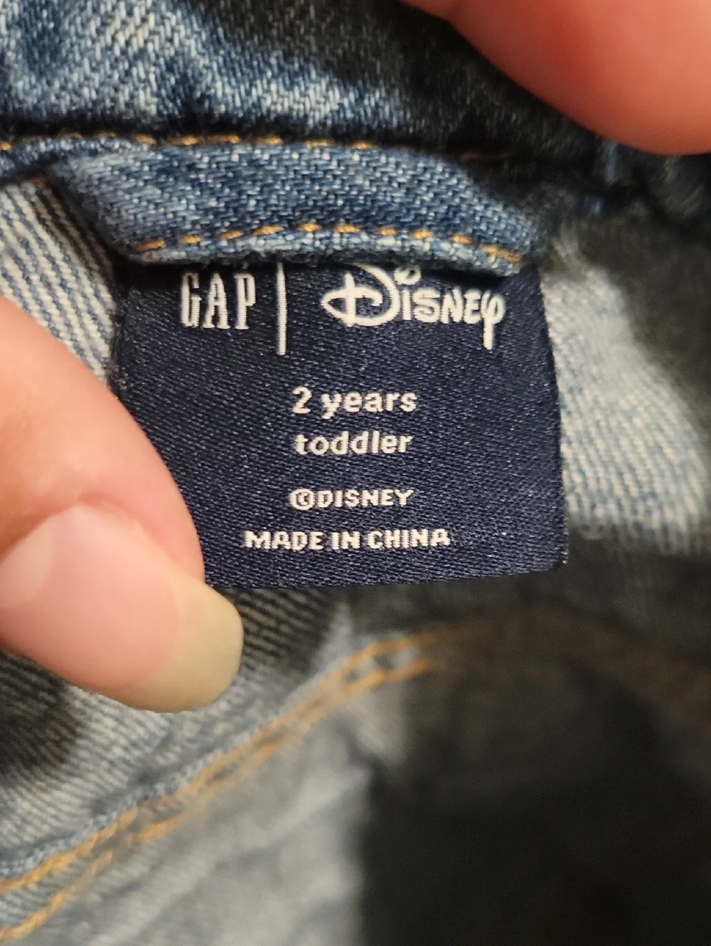 Disney Girls Light Blue Denim Jacket with Minnie Patch